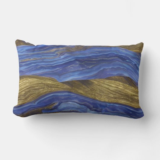 Abstract zeegezicht gebroken golven 14 kussen (Voorkant)