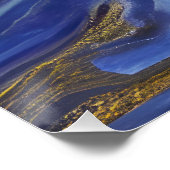 Abstract Zeegezicht Gebroken Golven 14 Perfect Poster (Hoek)