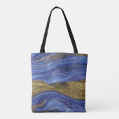 Abstract zeegezicht gebroken golven 14 tote bag (Achterkant)
