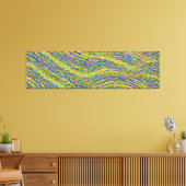 Abstract zeegezicht gebroken golven 16 canvas afdruk (Insitu (Woonkamer))