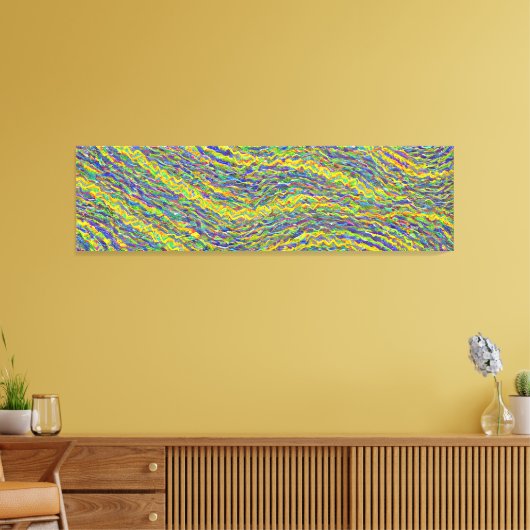 Abstract zeegezicht gebroken golven 16 canvas afdruk (Insitu (Woonkamer))