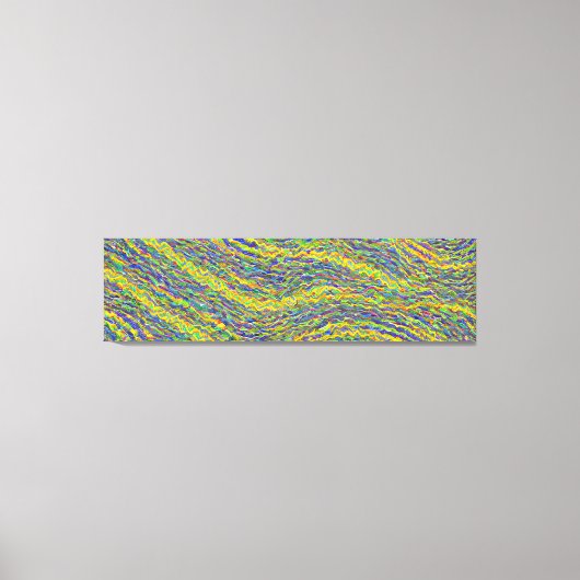 Abstract zeegezicht gebroken golven 16 canvas afdruk (Voorkant)