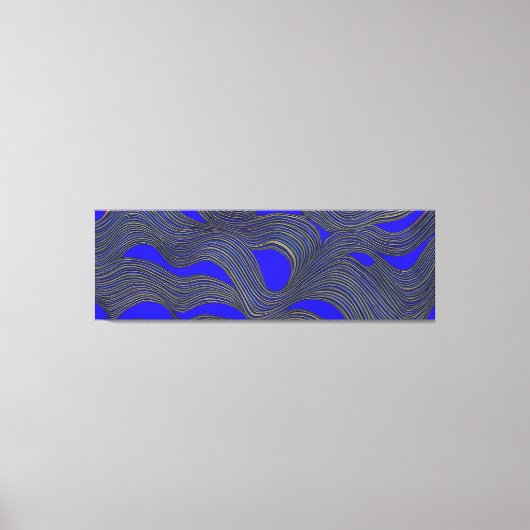 Abstract zeegezicht gebroken golven 18 canvas afdruk (Voorkant)