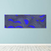 Abstract zeegezicht gebroken golven 18 canvas afdruk (Insitu (Houten vloer))