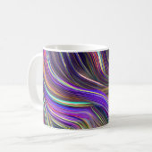 Abstract zeegezicht gebroken golven 24 koffiemok (Voorkant links)