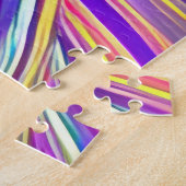 Abstract zeegezicht gebroken golven 24 legpuzzel (Zijkant)