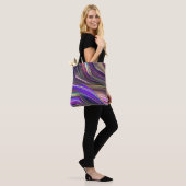 Abstract Zeegezicht Gebroken Golven 24 Tote Bag (Op model)