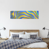 Abstract zeegezicht gebroken golven 25 canvas afdruk (Insitu (Slaapkamer))