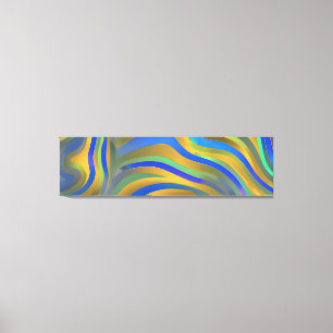 Abstract zeegezicht gebroken golven 25 canvas afdruk