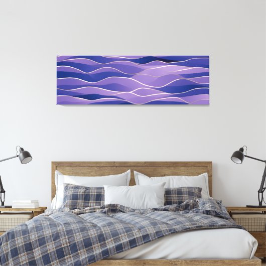 Abstract zeegezicht gebroken golven 26 canvas afdruk (Insitu (Slaapkamer))