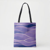 Abstract zeegezicht gebroken golven 26 tote bag (Voorkant)