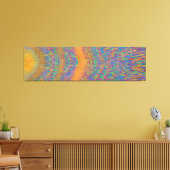 Abstract zeegezicht gebroken golven 27 canvas afdruk (Insitu (Woonkamer))