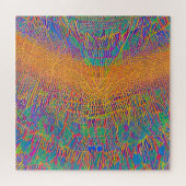 Abstract zeegezicht gebroken golven 27 legpuzzel (Horizontaal)