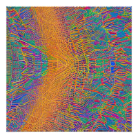 Abstract zeegezicht gebroken golven 27