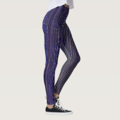Abstract zeegezicht gebroken golven 31 leggings (Rechts)