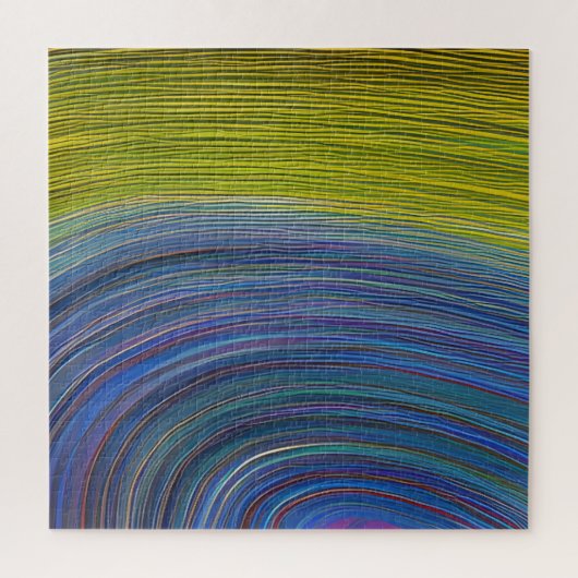 Abstract zeegezicht gebroken golven 34 legpuzzel (Verticaal)
