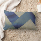 Abstract zeegezicht gebroken Zig Zag Waves 09 Kussen (Deken)