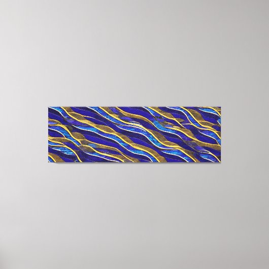 Abstract Zeelandschap Gebroken Golven 33 Canvas Afdruk (Voorkant)