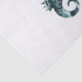 Abstract zeepaardje tissuepapier (Detail)