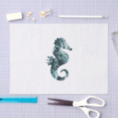 Abstract zeepaardje tissuepapier (Craft)