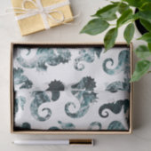 Abstract zeepaardpatroon tissuepapier (Geschenk)