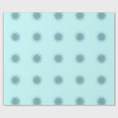 Abstract zeeschuim cadeaupapier (Vlak)