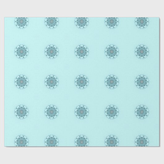 Abstract zeeschuim cadeaupapier (Vlak)