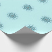 Abstract zeeschuim cadeaupapier (Hoek)