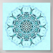 abstract zeeschuimprint poster (Voorkant)