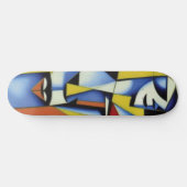 Abstract Zen Cubist Skateboard (Horizontaal)