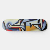 Abstract Zen Cubist Skateboard (Horizontaal)