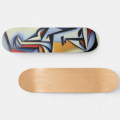 Abstract Zen Cubist Skateboard (Horizontaal)