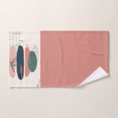 Abstract Zen in rood thema nr. 2 Bad Handdoek (Handdoek)