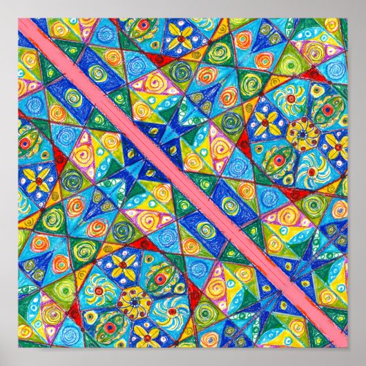 Abstract zicht Poster (Voorkant)