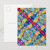 Abstract zicht Poster Feestdagenkaart (Voorkant / Achterkant)