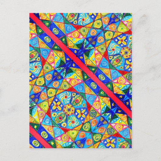 Abstract zicht Poster Feestdagenkaart (Voorkant)