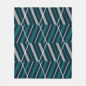 Abstract zigzag: elegant  geometrisch. fleece deken (Voorkant)
