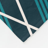 Abstract zigzag: elegant geometrisch. fleece deken (Hoek)