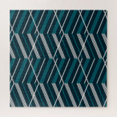 Abstract zigzag: elegant  geometrisch. legpuzzel (Horizontaal)