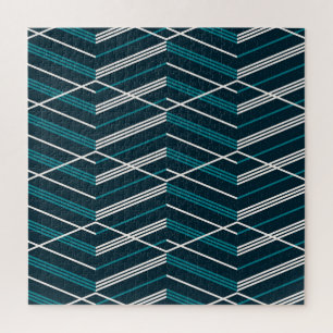 Abstract zigzag: elegant  geometrisch. legpuzzel