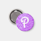 Abstract ZigZag Swirl Magneet (Voorkant / Achterkant)