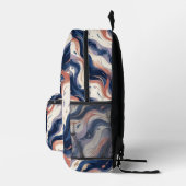 Abstract Zijde Luxe Rugzak (Rechts)