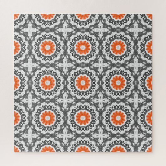 Abstract zilver: geometrisch naadloos ontwerp. legpuzzel (Verticaal)