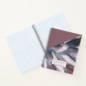 Abstract Zilveren Ananas Prikkels Notitieboek (Binnen)