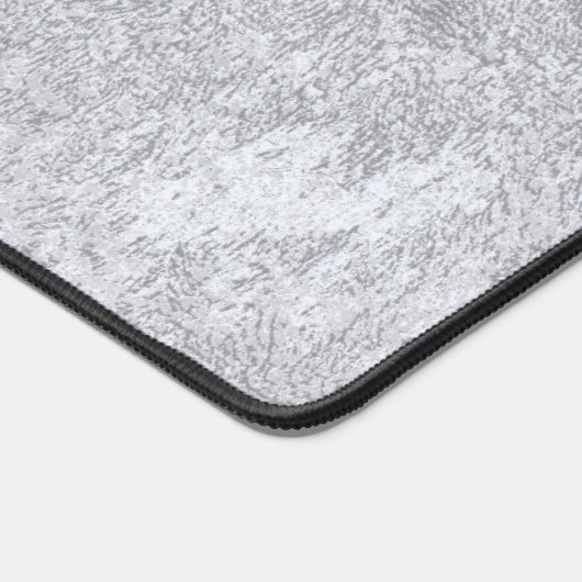 Abstract zilverpapier bureaumat (Hoek)