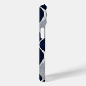 Abstract zilverpatroon Case-Mate iPhone case (Achterkant / Rechts)