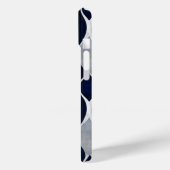 Abstract zilverpatroon Case-Mate iPhone case (Achterkant / Links)