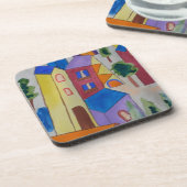 Abstract Zomerdorp Plastic Onderzetter (Linkerzijde)
