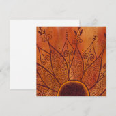 Abstract zonnebloempatroon (Voorkant / Achterkant)