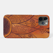 Abstract zonnebloempatroon Case-Mate iPhone case (Achterkant (horizontaal))